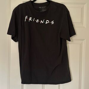 FRIENDS Black Unisex Short Sleeve Tee XL